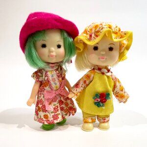 Vintage Lil Lollypops Dolls - Luscious Lemon Pop and Tutie Fruitie Cutie Pop